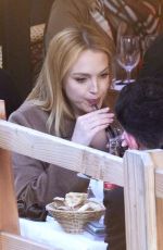 LINDSAY LOHAN on a Lunch Date with Her Husband Bader Shammas in Paris 10/01/2024