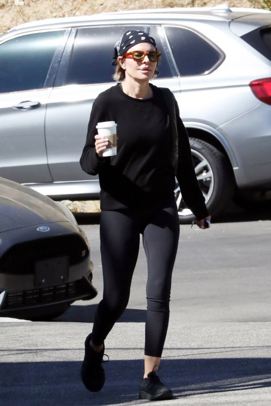 LISA RINNA Out for Coffee in Los Angeles 10/24/2024
