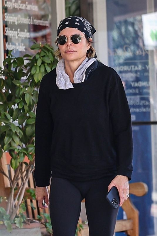 LISA RINNA Out for Coffee in Los Angeles 10/27/2024