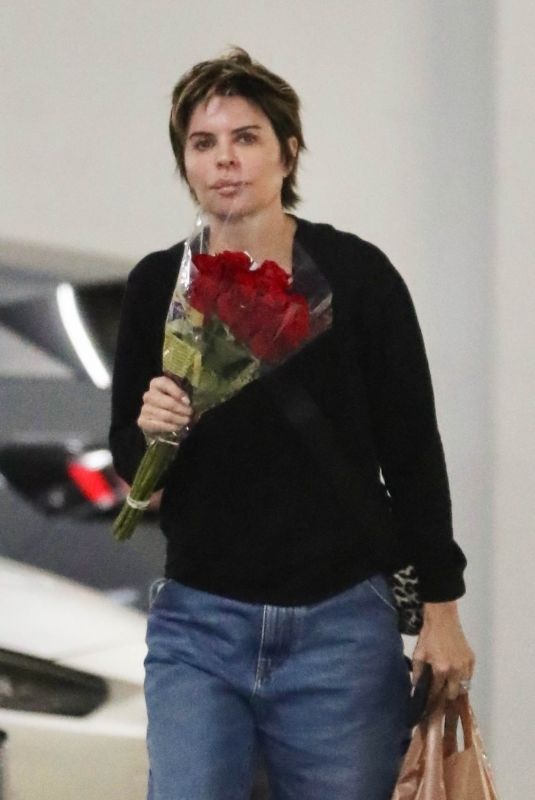 LISA RINNA Out Shopping for Roses in Beverly Hills 10/29/2024