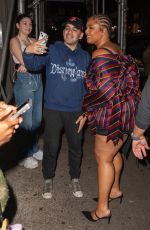 LIZZO Out for Dinner at Carbone in New York 09/30/2024