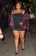 LIZZO Out for Dinner at Carbone in New York 09/30/2024