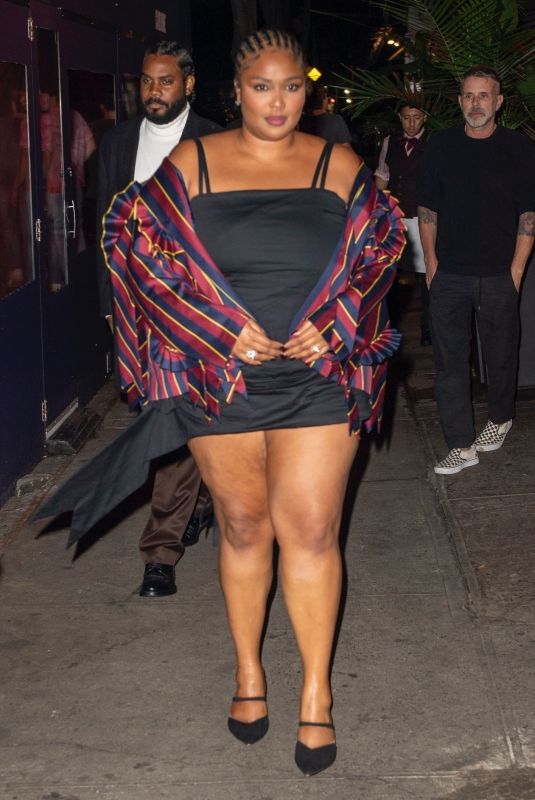 LIZZO Out for Dinner at Carbone in New York 09/30/2024