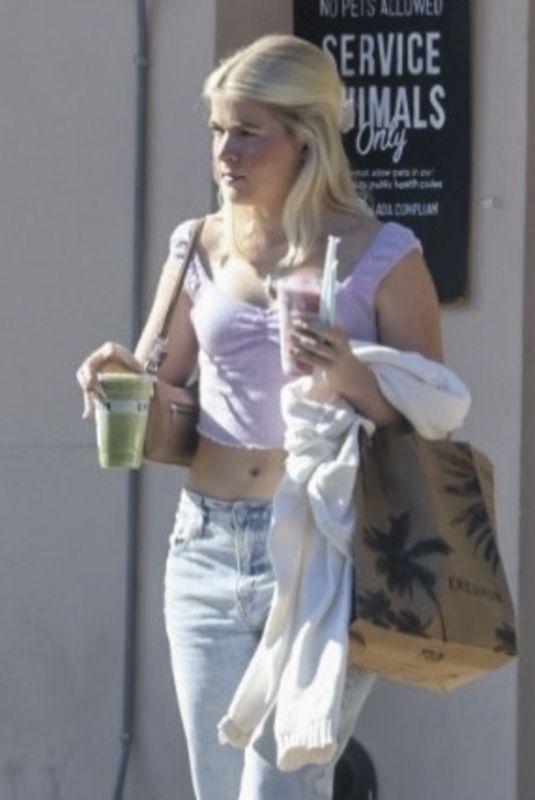 LOLA SHEEN Out for a Smoothie at Erewhon Market in Calabasas 10/10/2024