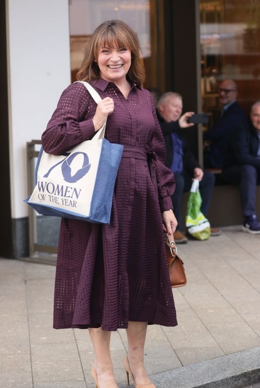 LORAINE KELLY Leaves at Women of The Year Awards in London 10/07/2024
