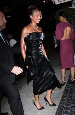 LORI HARVEY Arrives at a Max Mara Event at Chateau Marmont in West Hollywood 10/23/2024