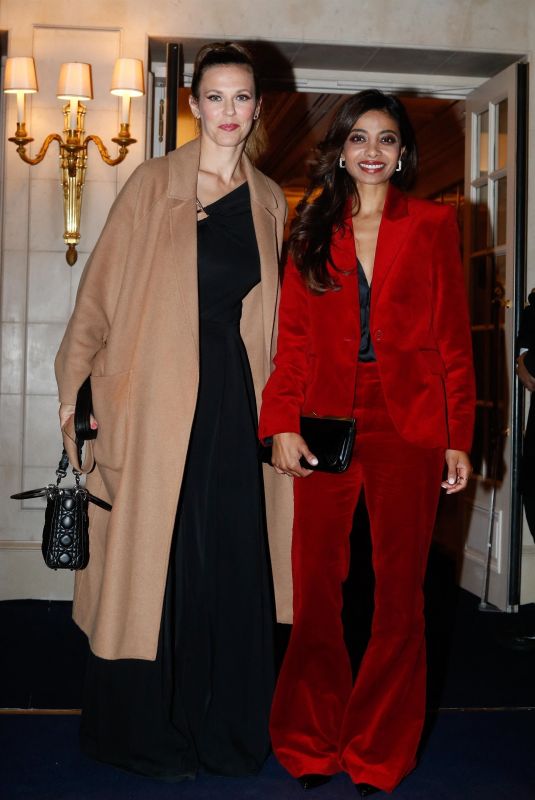 LORIE PESTER and RANI BHEEMUCK Arrives at Global Gift Gala at Four Seasons George V Hotel in Paris 10/05/2024