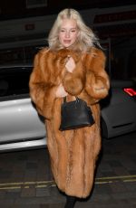 LOTTIE MOSS Arrives at Chiltern Firehouse in London 10/24/2024