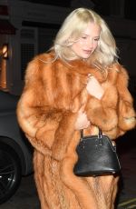 LOTTIE MOSS Arrives at Chiltern Firehouse in London 10/24/2024