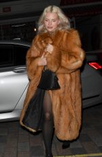 LOTTIE MOSS Arrives at Chiltern Firehouse in London 10/24/2024