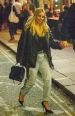 LOUISE REDKNAPP and Drew Michael Night Out in London 10/12/2024