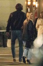 LOUISE REDKNAPP and Drew Michael Night Out in London 10/12/2024
