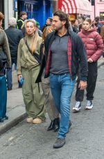 LOUISE REDKNAPP and Drew Michael Out in London 10/26/2024