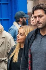 LOUISE REDKNAPP and Drew Michael Out in London 10/26/2024
