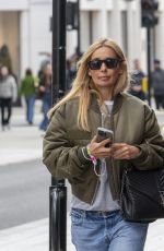 LOUISE REDKNAPP Out Shopping on Bond Street in London 10/04/2024