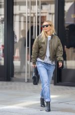 LOUISE REDKNAPP Out Shopping on Bond Street in London 10/04/2024