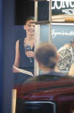LUCIA HAWLEY at New Longines Store on Market Street in Sydney 10/10/2024
