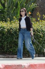 LUCY HALE Out for Stroll with Her Dog in Los Angeles 10/27/2024