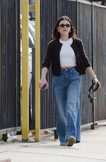 LUCY HALE Out for Stroll with Her Dog in Los Angeles 10/27/2024