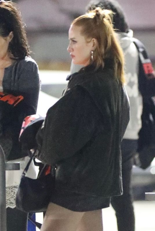 MADELAINE PETSCH Arrives at Charli XCX Concert at Kia Forum in Los Angeles 10/16/2024