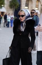 MADONNA Arrives at Her Hotel in Paris 10/28/2024