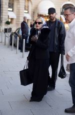 MADONNA Arrives at Her Hotel in Paris 10/28/2024