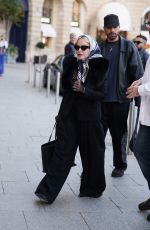 MADONNA Arrives at Her Hotel in Paris 10/28/2024