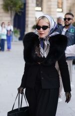MADONNA Arrives at Her Hotel in Paris 10/28/2024