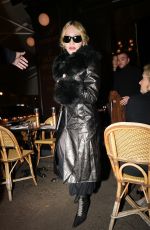 MADONNA Leaves Restaurant Le Square Trousseau in Paris 10/27/2024