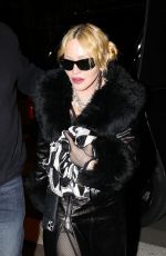 MADONNA Leaves Restaurant Le Square Trousseau in Paris 10/27/2024