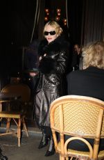 MADONNA Leaves Restaurant Le Square Trousseau in Paris 10/27/2024