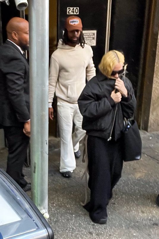 MADONNA Out and About in New York 10/13/2024