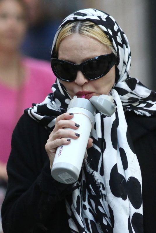 MADONNA Out and About in New York 10/26/2024