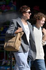 MAGGIE GYLLENHAAL Out Shopping with Her Daughter in New York 10/06/2024