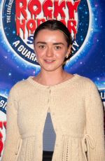 MAISIE WILLIAMS at Press Night Performance of Rocky Horror Show at Dominion Theatre in London 09/10/2024