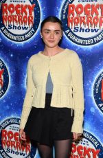 MAISIE WILLIAMS at Press Night Performance of Rocky Horror Show at Dominion Theatre in London 09/10/2024