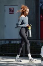 MALIA OBAMA Leaves a Gym with a Friend in Los Angeles 10/19/2024