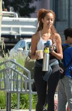 MALIA OBAMA Leaves a Gym with a Friend in Los Angeles 10/19/2024