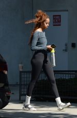 MALIA OBAMA Leaves a Gym with a Friend in Los Angeles 10/19/2024