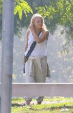 MALIN AKERMAN Out at a Local Park in Los Feliz 10/05/2024