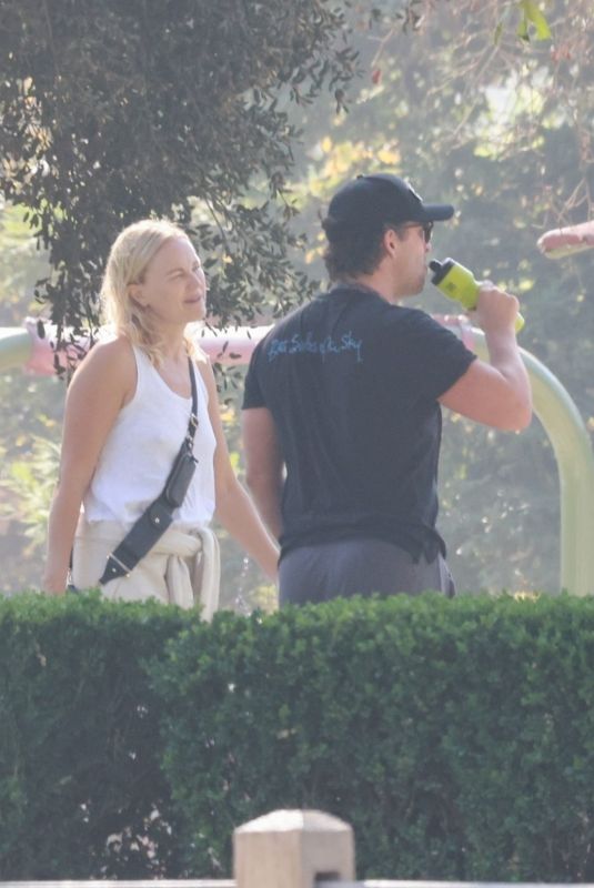 MALIN AKERMAN Out at a Local Park in Los Feliz 10/05/2024