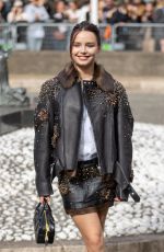 MALLORY WANECQUE Arrives at Miu Miu Fashion Show at Paris Fashion Week 10/01/2024