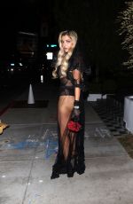 MANDANA BOLORUCHI Celebrates Halloween in West Hollywood 10/27/2024