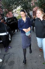 MARGARET QUALLEY Leaves Q&A Event for The Substance in West Village 10/14/2024