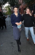 MARGARET QUALLEY Leaves Q&A Event for The Substance in West Village 10/14/2024