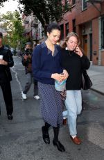 MARGARET QUALLEY Leaves Q&A Event for The Substance in West Village 10/14/2024