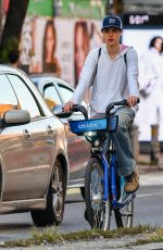MARGARET QUALLEY Out for a Bike Ride in New York 10/05/2024