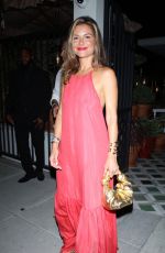 MARIA MENOUNOS Leaves Chez Mia After Dinner in West Hollywood 10/05/2024
