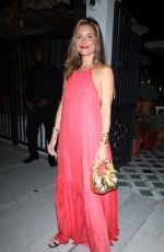 MARIA MENOUNOS Leaves Chez Mia After Dinner in West Hollywood 10/05/2024