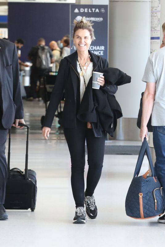 MARIA SHRIVER at LAX Airport in Los Angeles 10/21/2024